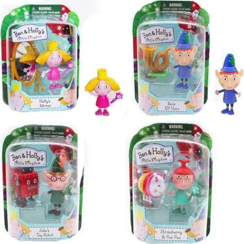 Original Ben and Holly Action Figure Dolls Cute Little Kingdom Royal Family Kids Play House Toys Collections Model Gifts