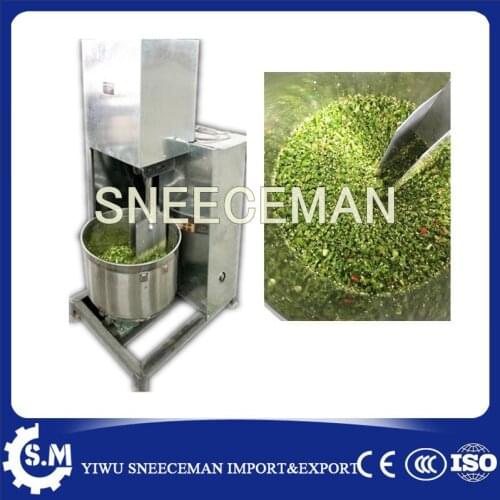 Stainless steel chili sauce making machine electric onion chopper vegetable cutting machine