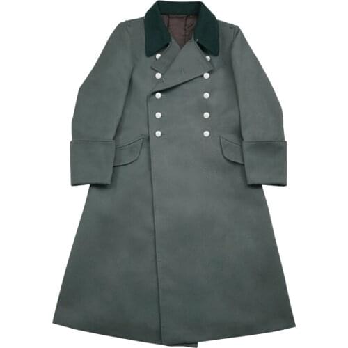 GUGE-007 WWII German M40 Waffen Elite Officer Gabardine Greatcoat