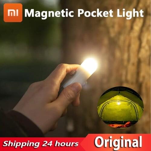 YOUPIN ZENPH Magnetic Pocket Light Portable Mini Flashlight 360° Rotatable Lamp Holder For Outdoor Travel Camping Lighting