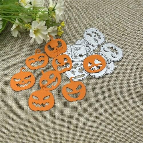 Halloween pumpkin Metal Cutting die keychain shaker Heart Paper Key Chain Scrapbook Paper Craft Card Punch Art Knife Cutter