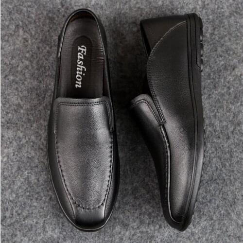 Men Black Casual Shoes Men Casual Shoes Man Fashion Sneaker Shoe Mens Boots Mens Leather Flat Spring Zapatos Casuales