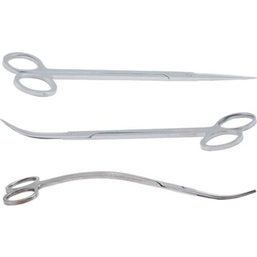 1pcs Aquarium Tank Tools Kit Aquascaping Fish Tank Aquatic Plants Long Tweezers Scissors Stainless Steel Maintenance Tool