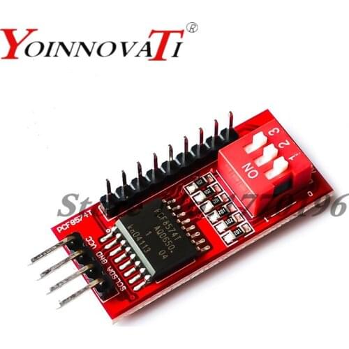 2pcs PCF8574 PCF8574T I/O For I2C IIC Port Interface Support Cascading Extended Module Expansion Board High Low Level