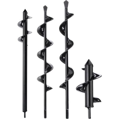 Planter Garden Auger Spiral Hex Shaft Drill Farm Planting Hole Replacement Drill Bit Garden Tools
