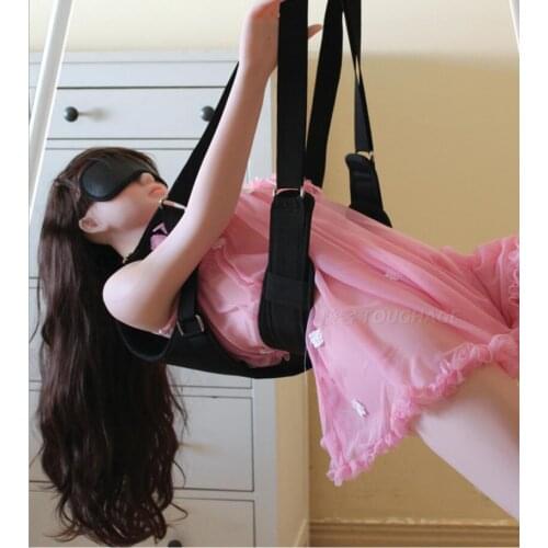 Sex swing luxurious soft material sex furnitureFetish bandage erotictoys for couple Upgraded version restraints S0797