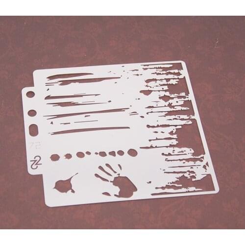 Creative Layering Stencils graffiti hand copied board hollowed out photo album graphic spray painting tool