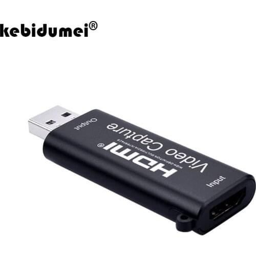 USB2.0 HDMI-compatible Video Capture Card For PS4 Game DVD Camcorder HD Camera Recording Live Streaming Video Grabber Record Box