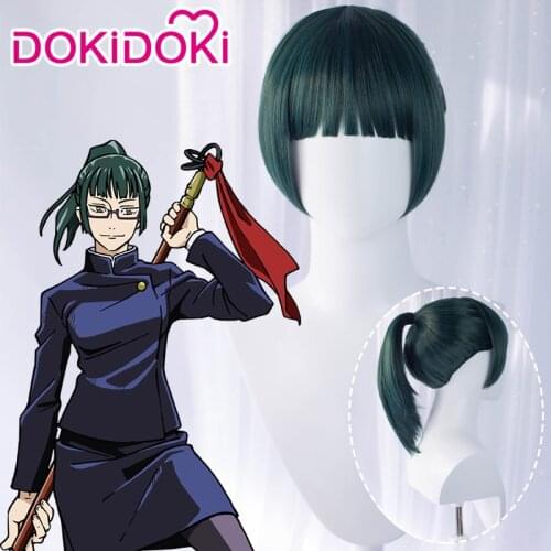 Dokidoki Anime Cosplay Jujutsu Kaisen Cosplay Maki Zenin Wig Jujutsu Kaisen Maki Zenin Costume Wig