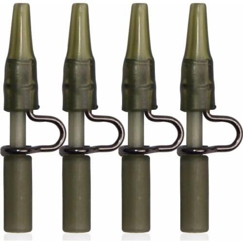 10pcs Heavy Duty Lead Clips Thermal Plastic Rubber Transparent Carp Rigs Connector Carp Fishing Accessories Tackle