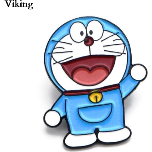 1Pcs Badges Anime Metal Brooches Enamel Brooch Cute Lapel Pin For Kids Women Men Brooches For Hat Bags Shirt G0371