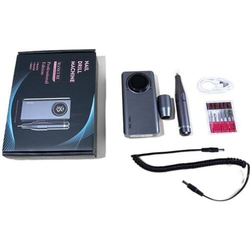 35000 Rpm Oplaadbare Draagbare Nail Boor Machine Elektrische Nagelvijl Manicure Boor Set Beroep Nail Gereedschap Voor Nail Salon