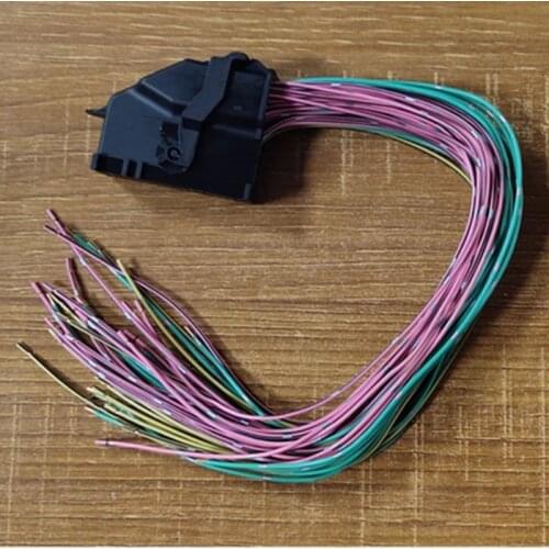 54pin Car SYNC2 SYNC3 data female plug connector with 20cm wire for Ford Focus