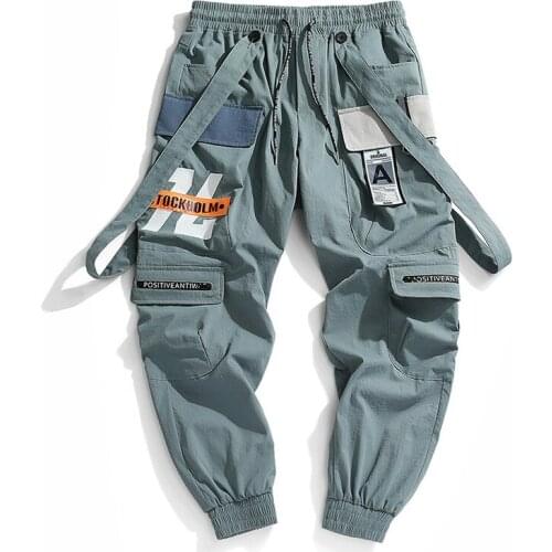 2020 New Hot Jogger Leisure Sports Trousers Men Hip Hop Streetwear Beam Foot Cargo Pants Fashion Printing Men Pants