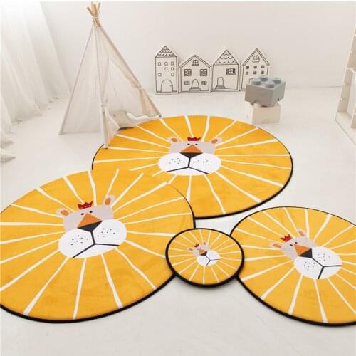 Animal Carpet Bedroom Decoration Carpet Children Room Crawling Floor Mats Bathroom Non-slip Rug Door Mats Bedroom Decor Tapis