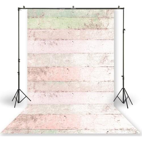 HUAYI Photography Backdrop Newborns Baby Birthday Studio Photo Background Vintage Colorful Wooden Planks Photo Backdrops XT-6817