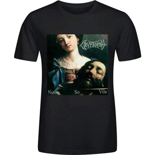 FGM Cryptopsy None So Vile Mens T Shirt Summer Short Sleeve Tees Cotton Crew Neck Tops S to 4XL