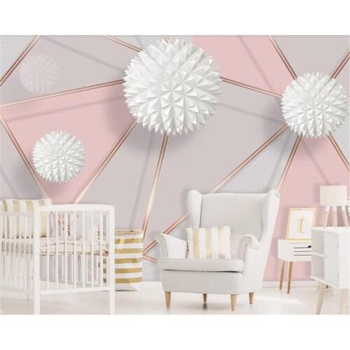 Beibehang behang Custom bedroom living room decoration painting modern high-end marble geometric tile TV background 3d wallpaper