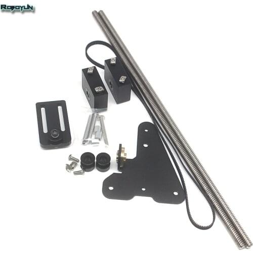 3D Printer Parts Upgrade Kits Ender -3PRO Dual Z Axis T8 Lead Screw Kits Bracket Aluminum Profile WIth Belt Pulley 1SET