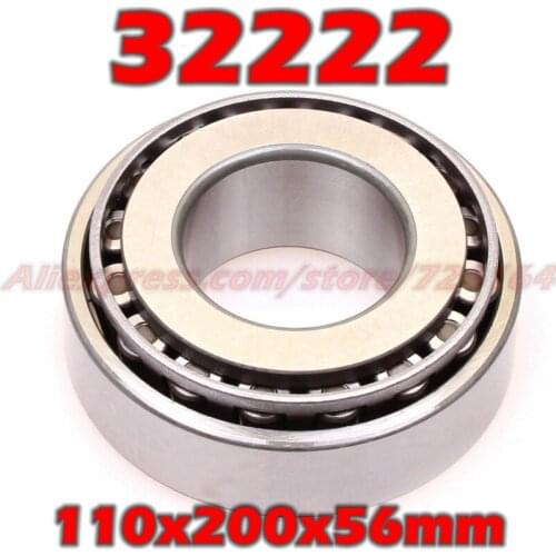 110x200x56 mm Tapered Roller Bearings 32222 7522E HR32222J 32222JR 32222A E32222J 32222VC12 32222U 32222E 110*200*56