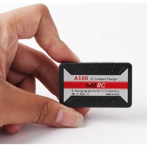HOT RC A100 6 Ports 3.7V Charger USB Interface Lipo Battery Adapter For Syma X5C Hubsan X4 Q4 H107L H107C WLtoys JJCR UDI U818A