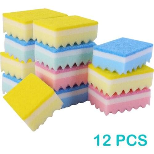 Utensils For Kitchen Washing Dishes Gadget Sets Scouring Pad Sponge Tableware Cleaning Tools Reusable Household Goods Fittings