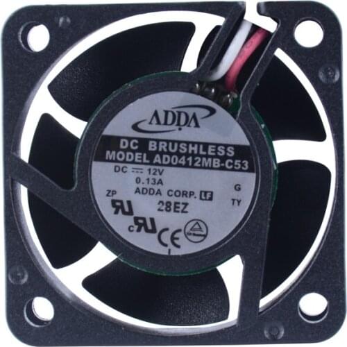 New original AD0412MB-C53 12V 0.13A 4CM 4020 three-wire cooling fan equipment