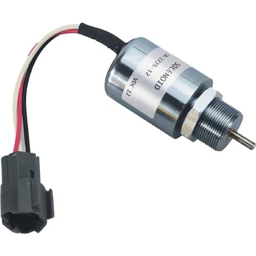 Engine Stop Solenoid Valve SA-3725-12, 12v Fuel Stop Shutdown Solenoid 30A87-20404