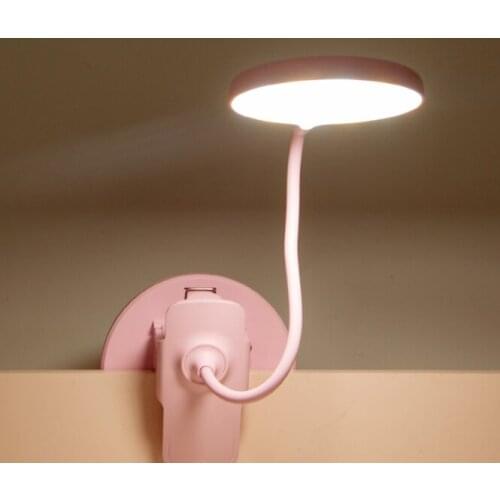 Portable learning special charging and plug-in dual-purpose clip-on adjustable eye protection and makeup lamp J03