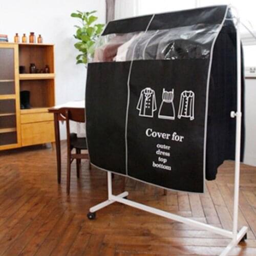 Practical Clothes Dust Cover Rack Hanging Cover Dust Proof For Home Bedroom Suit Coat Dress Garment Organizer Protector