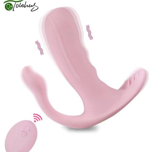 Wear Clit Vibrators Sex Toys for Couple Orgasm Masturbator Wireless Remote Control Dildo Vibrators for Women Panties G spot