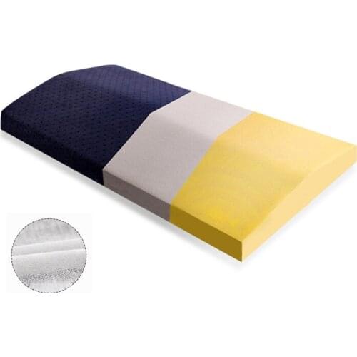 1 PC Memory Foam Lumbar Pillow Velvet Fabric Knitted Lining Breathable Supporting Waist Protect The Spine Multifunctional Pillow