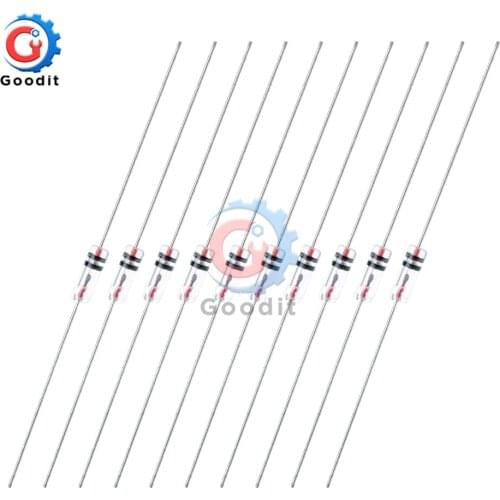 10 PCS GERMANIUM DIODE 1N34A DO-35 1N34 IN34A