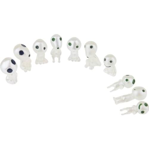 10pcs/Set Mini Cute Glow in The Dark Tree Elf Gift Toys Collection Ornament