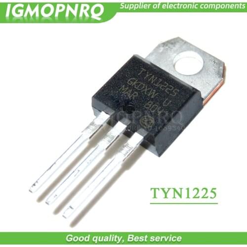 Free shipping 10pcs/lot SCR TYN1225 25A 1200V TO-220 thyristor new original