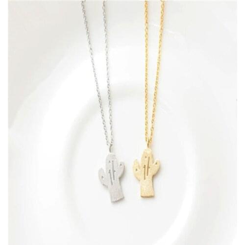 10pcs_New Fashion Cactus Necklace Desert Plant Necklace Gift for womens Simple Gift for girls For women Jewelry