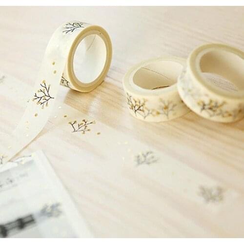 2Pcs Wishing Tree DIY Paper Adhesive Sticker Decorative Washi Tape Stationery