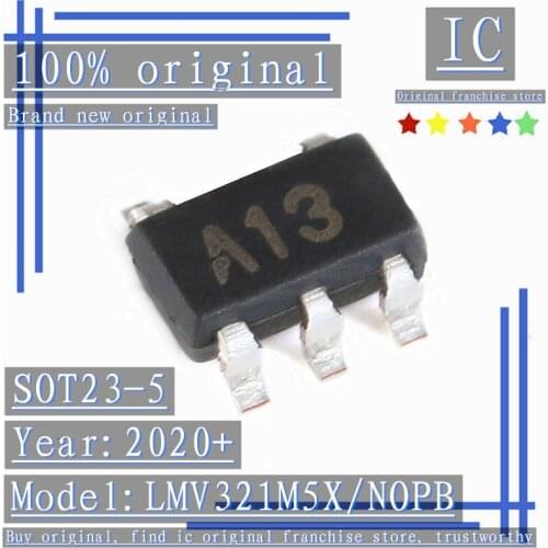 2020+100% Brand new original 5PCS-20PCS LMV321M5X/NOPB SOT23-5 Low voltage rail-to-rail output operational amplifier