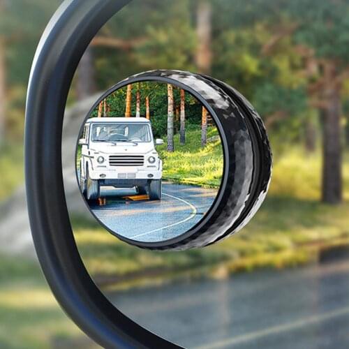 360 Degree HD Blind Spot Mirror Adjustable Car Rearview Convex Mirror For Car Reverse Wide Angle Vehicle Parking Auxiliary Mirro