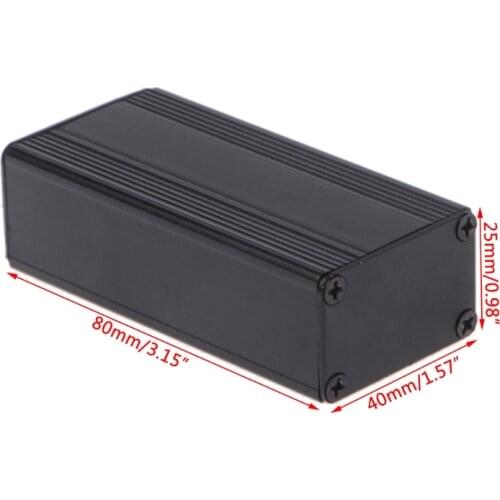 Aluminum Project Box Enclosure Case Electronic DIY Instrument Case 100x40x25mm