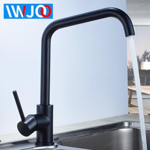 IWJOO Black Kitchen Faucets