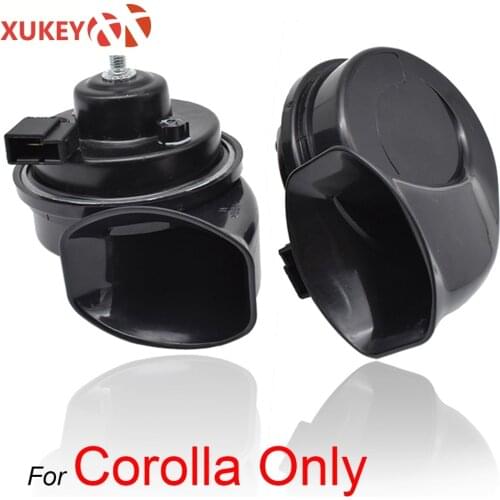 XUKEY Snail Horn For Toyota Corolla 1995-2020 Horn 12V Loudness 110-125db Loud Car Horn Long Life Time Claxon Waterproof Horn