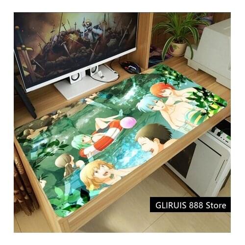 Anime Assassination Classroom Korosensei Irīna Yerabitchi Mouse Pad Thicken Laptop Gaming Mice Mat Anti-Slip Playmat Xmas Gift