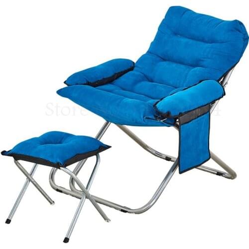 Creative Lazy Single Sofa Chair Leisure Folding Dormitory Computer Chair Home Bedroom Modern Minimalist Balcony Deck Chair