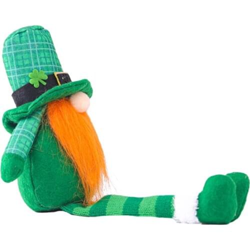 Doll Easter Gnome Ornaments Gift Plush Decoration Long Legged Four Leaf Clover Faceless For Kids 2021 New Product Dolls