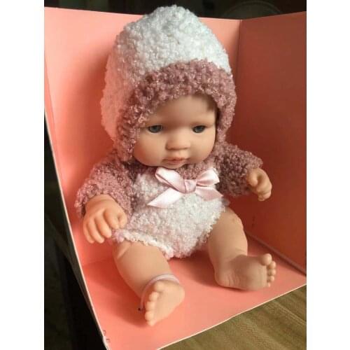 8 inches Baby Reborn Dolls Toys Waterproof Baby Dolls Lifelike Real Bebe Reborn Dolls Toys Girls Childrens Toys Gifts