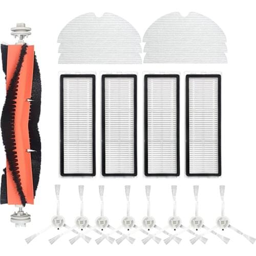 Washable Hepa Filter For Xiaomi Dreame F9 Disposable Mop Cloth Main Roller Brush Side brushes Filters rags Vacuum Cleaner Parts