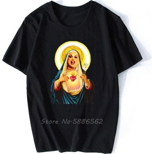 Mens Black T Shirt Printed Divine Drag Queen John Waters Hairspray Cult T-shirt Men Cotton O-neck Tshirt Hip Hop Tees Tops