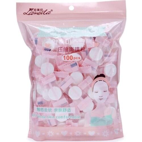 New High Grade Compressed Mask Paper Pure Cotton Water Replenishment Invisible Super Thin Mask Makeup