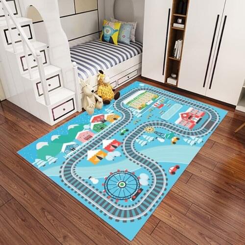 Wholesale cartoon cute cartoon cloakroom photo bedroom carpet custom home bedside cartoon carpet